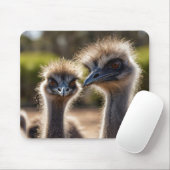 Emu Birds Mouse Pad Mousepad (Mit Mouse)