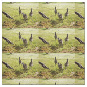 Emu Chicks mit Emu Big Foot, Stoff (Muster)