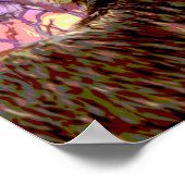 Emu Courship Watercolor, Poster (Ecke)