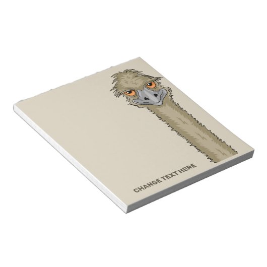 Emu Custom Text Notizblock (angewinkelt)