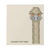 Emu Custom Text Notizblock (Vorderseite)