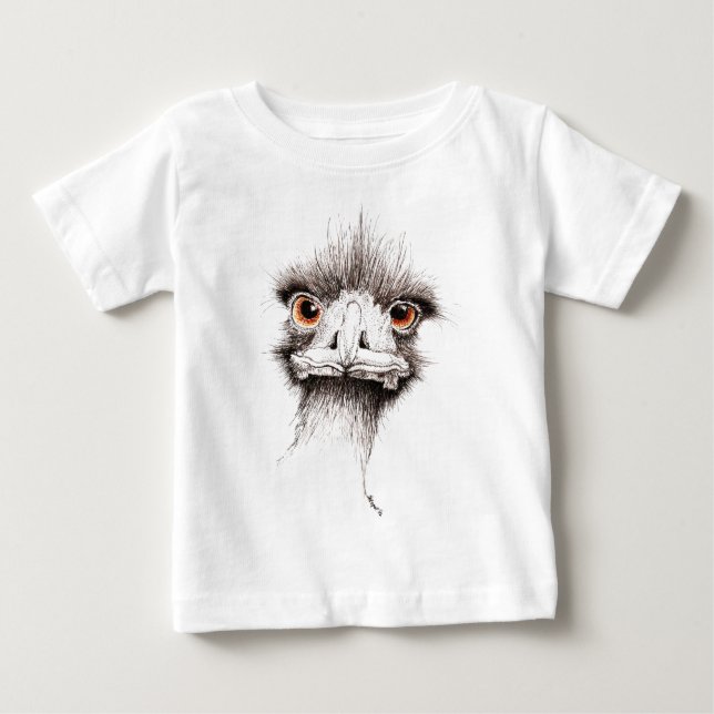 Emu durch Inkspot Baby T-shirt (Vorderseite)
