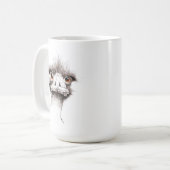 Emu durch Inkspot Kaffeetasse (Vorderseite Links)