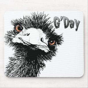 Emu - G'Day Mousepad