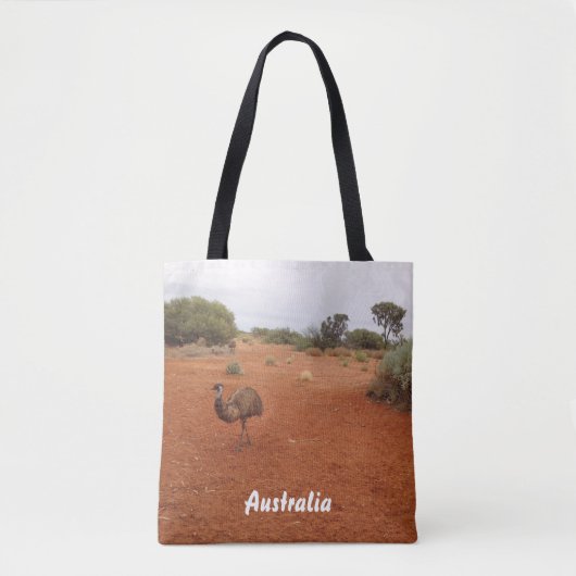 Emu in der Tüte der Wüste Tasche (Vorderseite)