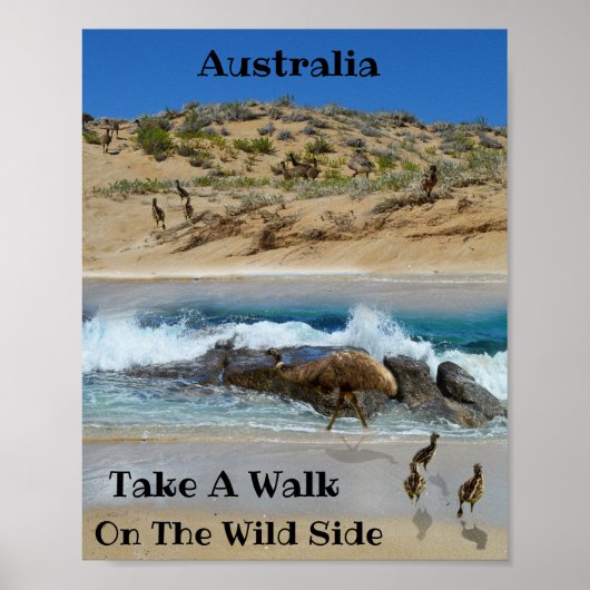 Emu Island Australia, Poster (Vorne)