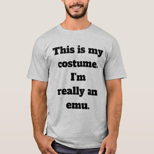 Emu-Kostüm T-Shirt (Vorderseite)