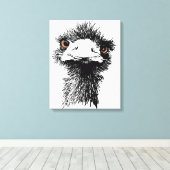 Emu Leinwanddruck (Insitu (Holzboden))