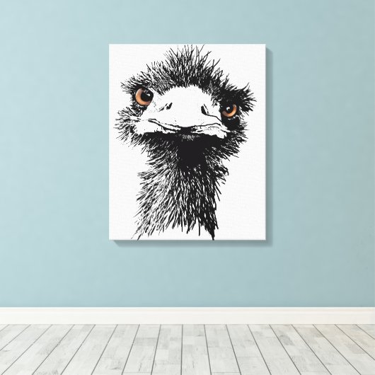Emu Leinwanddruck (Insitu (Holzboden))