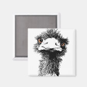 Emu Magnet (Vorderseite/Rückseite)