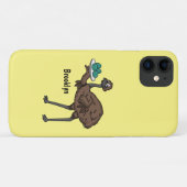 Emu mit Eiern Cartoon-Abbildung Case-Mate iPhone Hülle (Rückseite (Horizontal))