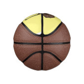 Emu mit Eiern Cartoon-Abbildung Mini Basketball (Rechts)