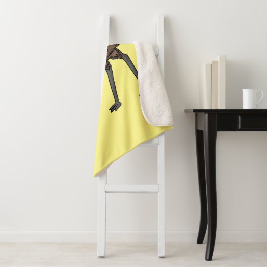 Emu mit Eiern Cartoon-Abbildung Sherpadecke (Beispiel)