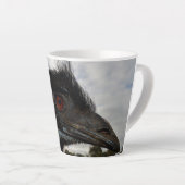 Emu mit winzigen Augen, Milchtasse (Rechte Ecke)
