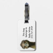 Emu nicht Ihr Schablone Gepäckanhänger (Rückseite vertikal)