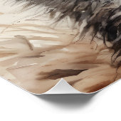 Emu no 1 Glossy Poster (Ecke)