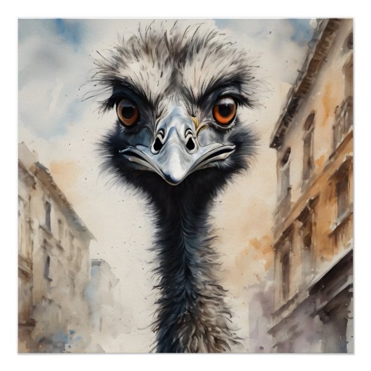 Emu no 2 Glossy Poster (Vorderseite)