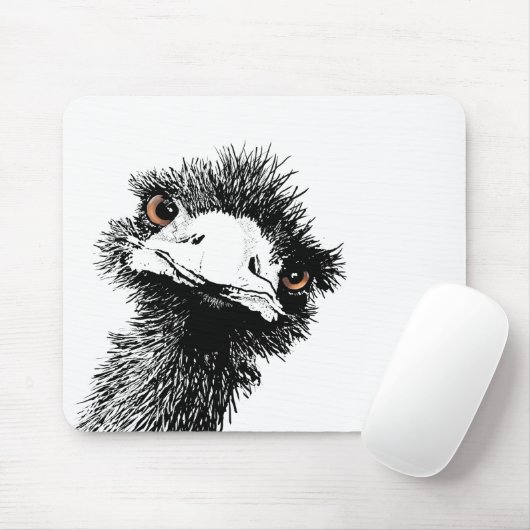 Emu - Pen und Ink Mousepad (Mit Mouse)