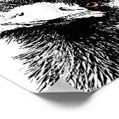 Emu - Pen und Ink Poster (Ecke)