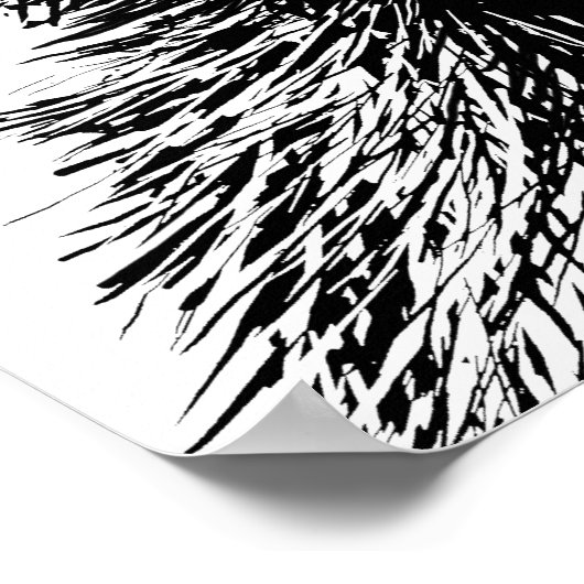 Emu - Pen und Ink Poster (Ecke)