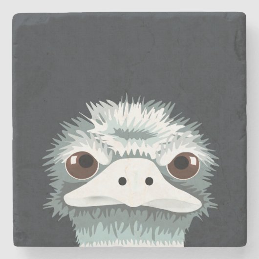 Emu Stone Untersetzer (Vorderseite)