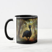 Emu und Australischer Outback Forest Tasse (Links)