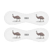 Emu Vogel Cartoon Baseball (Paneele)