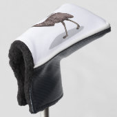Emu Vogel Cartoon Golf Headcover (3/4 Vorderseite)