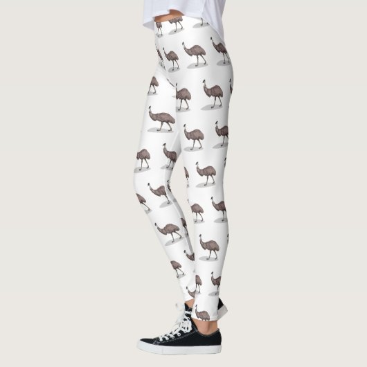 Emu Vogel Cartoon Leggings (Links)