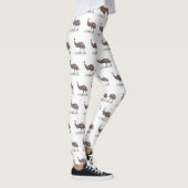 Emu Vogel Cartoon Leggings (Rechts)