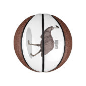 Emu Vogel Cartoon Mini Basketball (Vertikal)