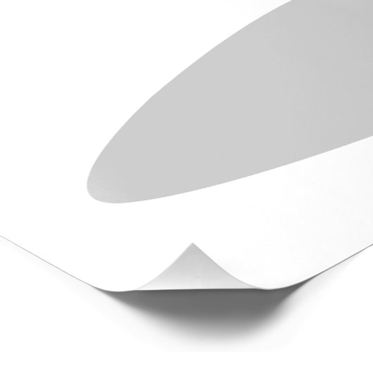 Emu Vogel Cartoon Poster (Ecke)