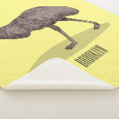 Emu Vogel Cartoon Sherpadecke (3/4)