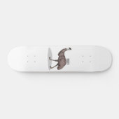 Emu Vogel Cartoon Skateboard (Horizontal)