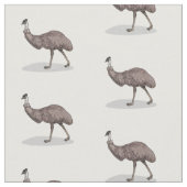 Emu Vogel Cartoon Stoff (Nahaufnahme)