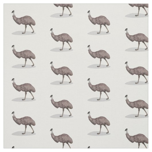 Emu Vogel Cartoon Stoff (Muster)