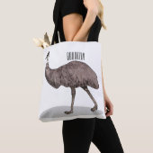 Emu Vogel Cartoon Tasche (Von Nahem)