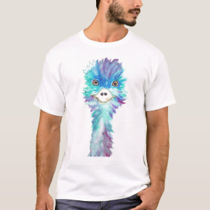Emu-Vögel Lustiger Humor Strauß Emo-Tier T-Shirt