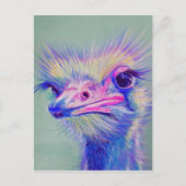 Emu-Vogel Postkarte (Vorderseite)