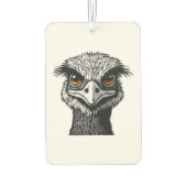 Emu-Vogelkopf Autolufterfrischer (Rückseite)