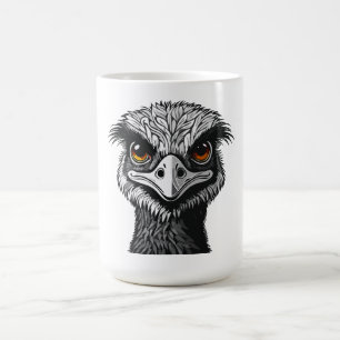 Emu-Vogelkopf Kaffeetasse