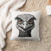 Emu-Vogelkopf Kissen (Decke)