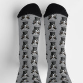 Emu-Vogelkopf Socken (Oben)