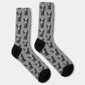 Emu-Vogelkopf Socken (Rechts)