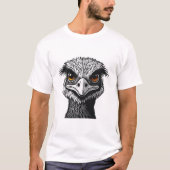 Emu-Vogelkopf T-Shirt (Vorderseite)