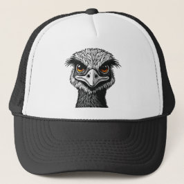 Emu-Vogelkopf Truckerkappe