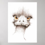 Emu von Inkspot Poster (Vorne)