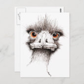 Emu von Inkspot Postkarte (Vorne/Hinten)