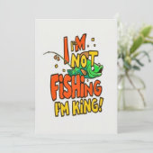 Emulieren Sie Ihren inneren Fischkönig Einladung (Stehend Vorderseite)