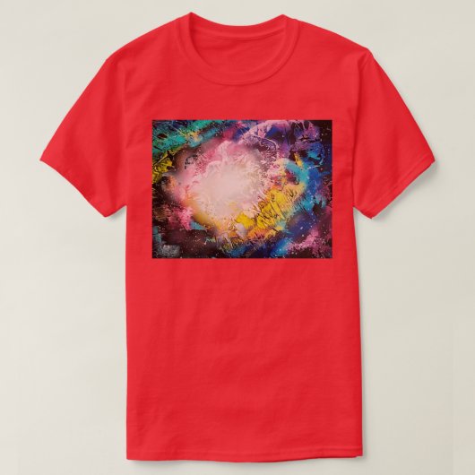 Emulsionierte Ablenkung T-Shirt (Design vorne)